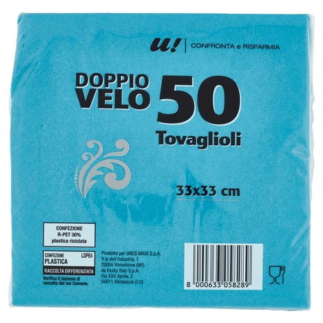 50 Tovaglioli 2 Veli U! Confronta e Risparmia